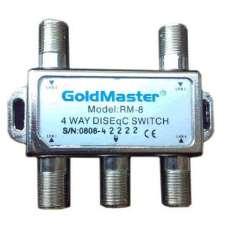 Goldmaster RM 8 Diseqc Switch 4/1