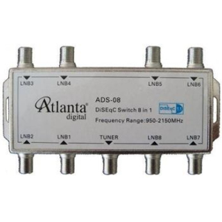 ATLANTA 1/8 DiseqC Switch ( 8'li Disecg )
